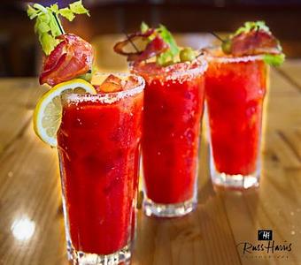 Product: Sunday Candied Bacon Monster Marys - Cali Comfort BBQ in Spring Valley - Spring Valley, CA American Restaurants