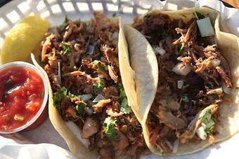 Product: Slow Smoked Pulled Pork Tacos - Cali Comfort BBQ in Spring Valley - Spring Valley, CA American Restaurants