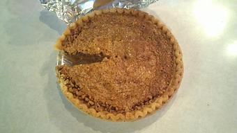 Product: Stop in and see what fresh home made pies are in stock.  Delivered fresh a few times a week by Kalico's own Mom!! "Bread of Life Baking" - Calico Cafe in Sheridan, IL American Restaurants