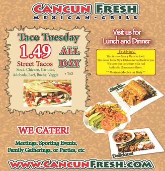 Product - Cancun Fresh Mexican Grill in Fountain Valley, CA Mexican Restaurants