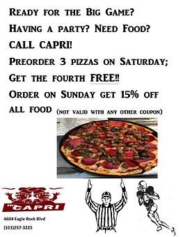 Product - Capri Italian Restaurant in Eagle Rock - Los Angeles, CA Italian Restaurants