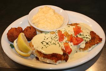 Product: Horseradish Crusted Snapper - Captain's Table in Panama City, FL Seafood Restaurants