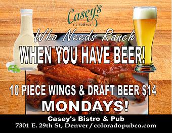 Product - Casey's Bistro & Pub in Stapleton - Denver, CO American Restaurants