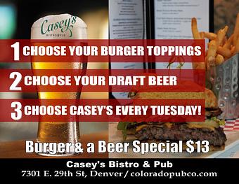 Product - Casey's Bistro & Pub in Stapleton - Denver, CO American Restaurants