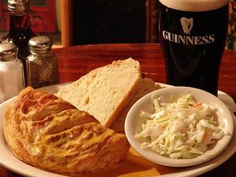 Product: Peas, carrots, and potatoes in a puff pastry with curry sauce. - Celtic Ray Irish Pub in Punta Gorda Downtown Historic Distrcy - Punta Gorda, FL Bars & Grills