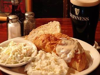 Product: Chicken breast pieces in a creamy chardonnay sauce, baked in a puff pastry. - Celtic Ray Irish Pub in Punta Gorda Downtown Historic Distrcy - Punta Gorda, FL Bars & Grills