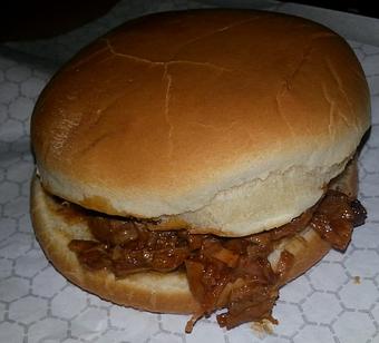 Product: Chopped Brisket Sandwich - Central Texas Style BBQ in Pearland, TX Barbecue Restaurants