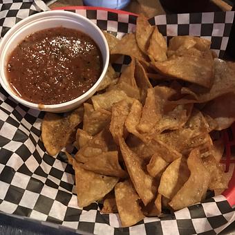 Product: Chips with Salsa - Charlie Brown's Neighborhood Bar & Grill in San Antonio, TX American Restaurants