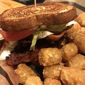 Product: Bacon-Lettuce-Tomato Sandwich - Charlie Brown's Neighborhood Bar & Grill in San Antonio, TX American Restaurants