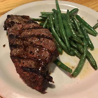 Product: 10 oz. NY Stripp - Charlie Brown's Neighborhood Bar & Grill in San Antonio, TX American Restaurants