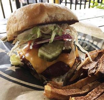 Product: Barbecue Bacon Cheeseburger - Charlie Brown's Neighborhood Bar & Grill in San Antonio, TX American Restaurants