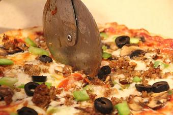 Product: Chubby's Special Pizza, black olives added - Chubby's Super Subs and Pizza in Ballast Point - Tampa, FL Pizza Restaurant