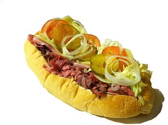 Product: Roast Beef Club Sub - Chubby's Super Subs and Pizza in Ballast Point - Tampa, FL Pizza Restaurant