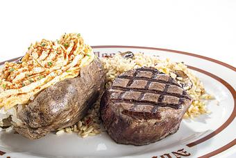 Product: Filet Mignon Dinner - Clearman's North Woods Inn of La Mirada in La Mirada, CA Steak House Restaurants