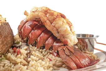 Product: Rock Lobster Dinner - Clearmans North Woods Inn in San Gabriel, CA Steak House Restaurants