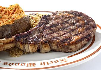 Product: Tomahawk Dinner - Clearmans North Woods Inn in San Gabriel, CA Steak House Restaurants
