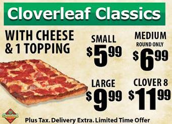 Product: Cloverleaf Classics - Cloverleaf Pizza in Macomb, MI Pizza Restaurant