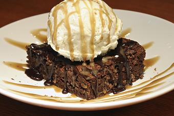 Product: Flourless Double Chocolate Brownie - Coastal Grille in Wyomissing, PA American Restaurants