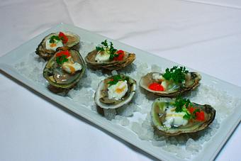 Product: Chef's Preparation of Oysters - Cowboy Star in San Diego, CA Steak House Restaurants