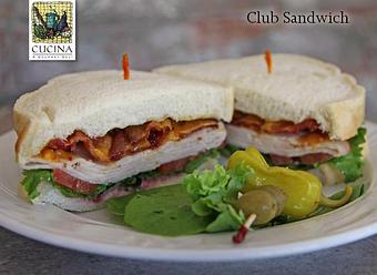 Product: Cucina Club Sandwich - Cucina Deli in Salt Lake City, UT American Restaurants