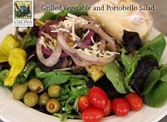 Product: Cucina Grilled Vegeteble and Portobello Salad - Cucina Deli in Salt Lake City, UT American Restaurants