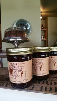 Product: Strawberry Rose preserves - Dano's Heuriger On Seneca in Lodi, NY European Cuisine