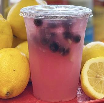 Product: Blueberry Lemonade - Davy's Burger Ranch, in Prosser, WA American Restaurants