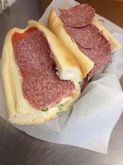 Product: Served with ham, salami, provolone and pepperoni - DC’s Pizza & Catering in Albany - Albany, NY Pizza Restaurant