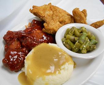Product: Sunday's special All you can eat Chicken and BBQ ribs - De Grand Family Restaurant in Denmark, WI Restaurants/Food & Dining