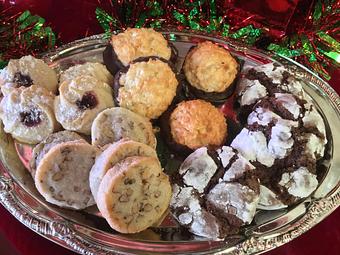 Product: Holiday Cookie Platter - Delectables Catering and Venue in U of A, Fourth Avenue, Downtown, on Street Car Line - Tucson, AZ American Restaurants