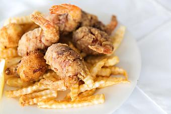 Product: Picture of Fried Stuffed Shrimp - Dewey Destin's Harborside in Destin, FL Restaurants/Food & Dining