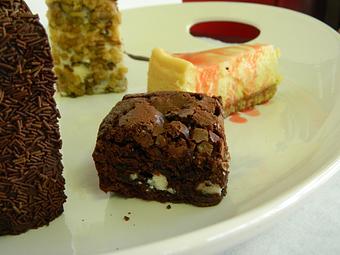 Product: DG's brownies--decadent rich fudgy brownies with York Peppermint Patties baked in the center - DG's Deli & Market in Albuquerque, NM Delicatessen Restaurants