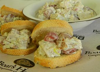 Product: Our Chicken Salad is delicious on our white hoagie bread - DG's Deli & Market in Albuquerque, NM Delicatessen Restaurants