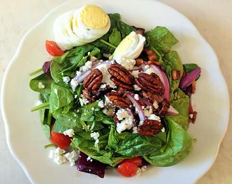 Product: Spinach Salad - Dipsea Cafe in Mill Valley, CA American Restaurants