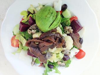 Product: Jumbled Vegetable Salad - Dipsea Cafe in Mill Valley, CA American Restaurants