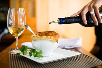 Product: Mussel Bisque - Dobson's Bar & Restaurant in San Diego, CA American Restaurants