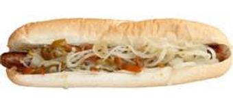 Product: Hot/Mild Sausage - Dominic's of New York in North Chesterfield, VA Cheesesteaks Restaurants