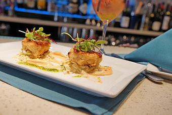 Product: Caribbean Crab and Shrimp Cakes - Duval's Fresh. Local. Seafood in Downtown - Sarasota, FL Seafood Restaurants Product: Caribbean Crab and Shrimp Cakes - Duval's Fresh. Local. Seafood in Downtown - Sarasota, FL Seafood Restaurants