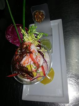 Product: Shrimp & Mango Martini - El Chaman Peruvian Restaurant in Miami, FL Latin American Restaurants