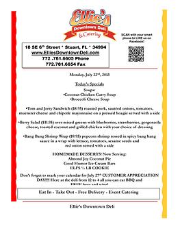 Product - Ellie's Downtown Deli & Catering in Stuart, FL American Restaurants