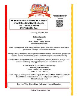 Product - Ellie's Downtown Deli & Catering in Stuart, FL American Restaurants