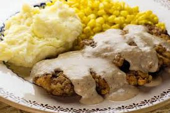 Product: Hand breaded, chicken fried steak dinner.   - Ellsworth Steak House in Ellsworth, KS Steak House Restaurants