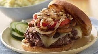 Product: Mushroom & Swiss Hamburger, Ellsworth Steak House - Ellsworth Steak House in Ellsworth, KS Steak House Restaurants