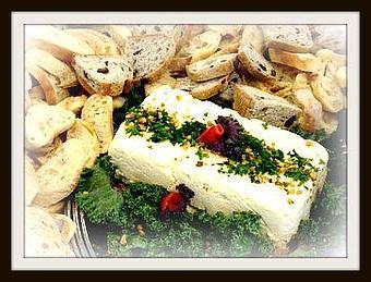 Product: Pesto Cheese Torta - Elyse's Catering, in Tumwater, WA Dessert Restaurants