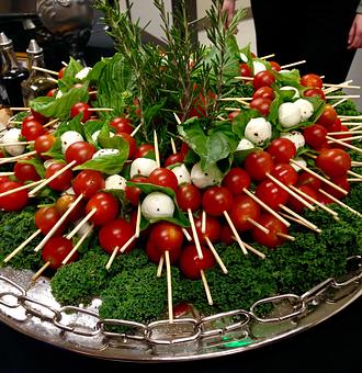 Product: Caprese Skewers - Elyse's Catering, in Tumwater, WA Dessert Restaurants