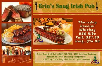 Product - Erin's Snug Irish Pub and Restaurant in Madison, WI Bars & Grills