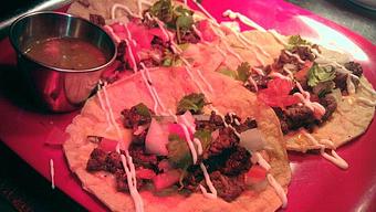 Product: Bacon Steak Tacos - Estrella Negra in Logan Square/ Bucktown border - Chicago, IL Latin American Restaurants
