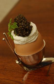 Product: Fresh Farm Shirred Egg - Everest in The Loop - Chicago, IL French Restaurants