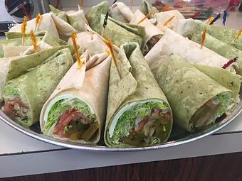 Product: Veggie Wrap Tray - Farmer John's Food Market in Hammonton, NJ Delicatessen Restaurants