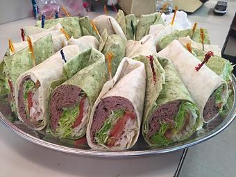 Product: Roast beef Wrap Tray - Farmer John's Food Market in Hammonton, NJ Delicatessen Restaurants